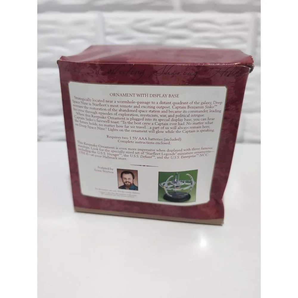 Hallmark Keepsake Ornament 2001 Star Trek Space Station Deep Space 9 NIB